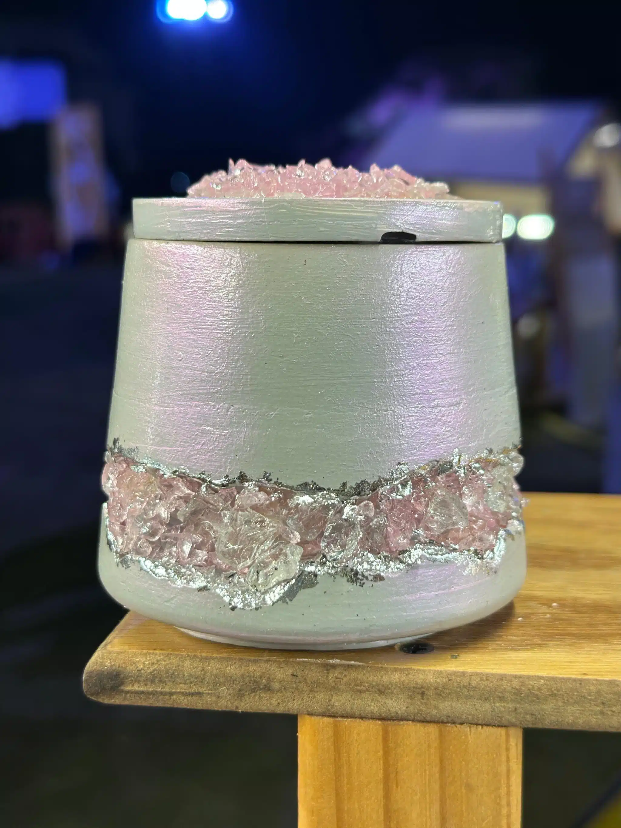 Cracked Candle LILAC FUSION 1 Cracked Candle LILAC FUSION