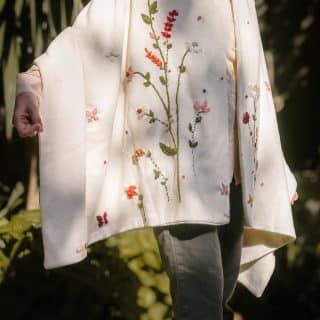 Botanical Winter Shawl