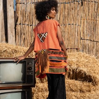 Nomad vest in orange