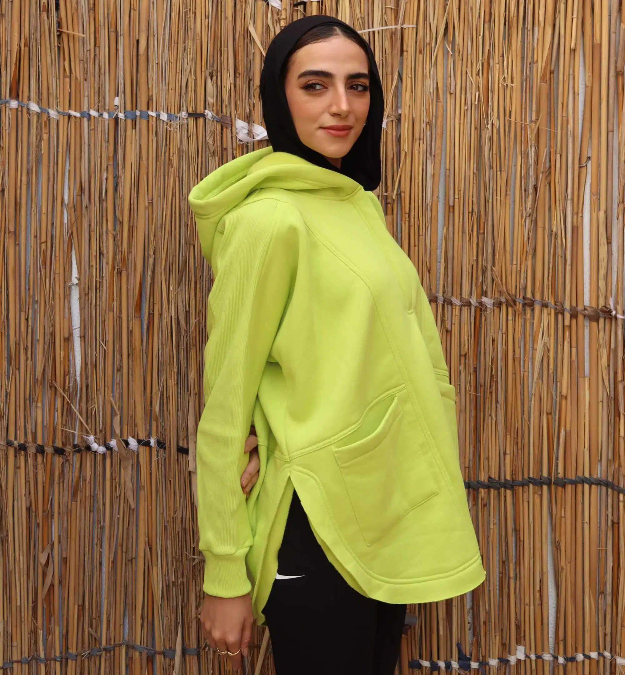 Lime Punch Oversized Hoodie 2 IMG 0664 Copy scaled