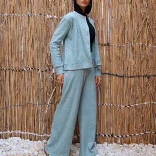 Pistachio Cable Knit Set