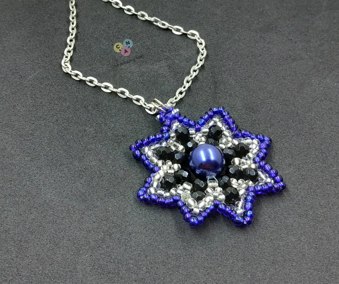 Blue star necklace 1 Blue star necklace