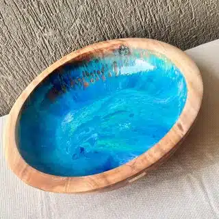Turquoise Mega Bowl Table Centerpiece