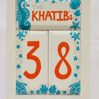 The Sea Horse Customized House Sign