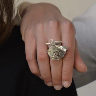 Swirling Darwish ring