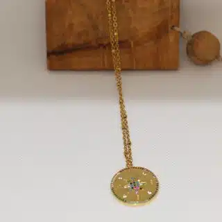 Boho directions necklace