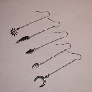 Boho mix and match earrings 2