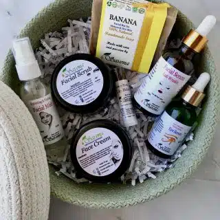 Intense facial care gift basket