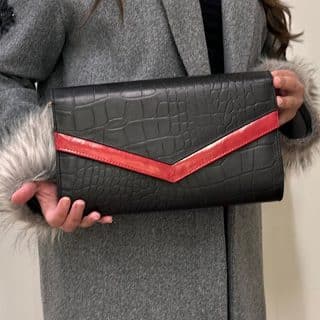 Black x Red bag