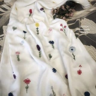 Flower Power Pashmina Shawl