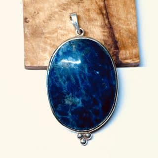 925 Silver Andalusia sodalite pendant