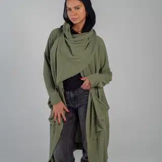 Multi way wrap mint cardigan