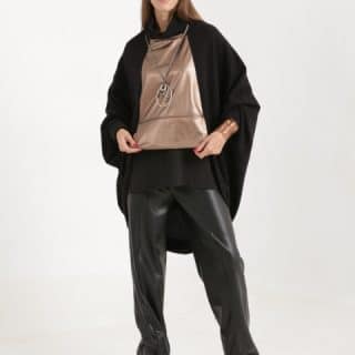 Poncho rose gold