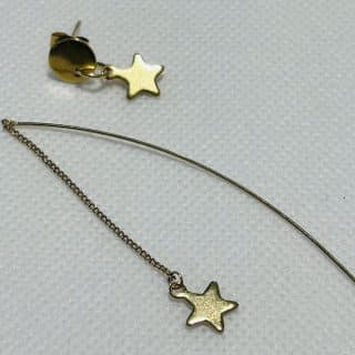 Boho HQ golden stainless steel earrings 3