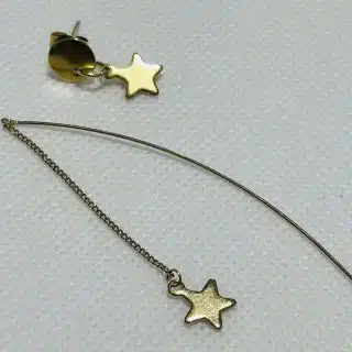 Boho HQ golden stainless steel earrings 3