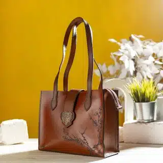 Handmade Genuine leather classic tote bag