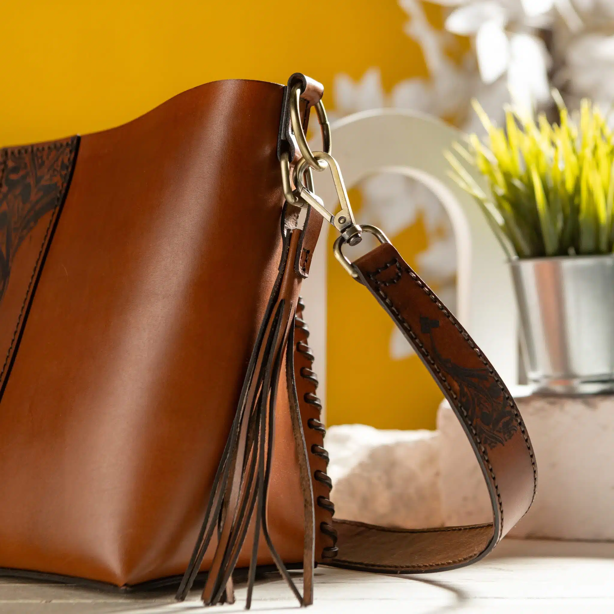 Handmade Genuine leather arabic love tote bag 3 ezz 119 scaled