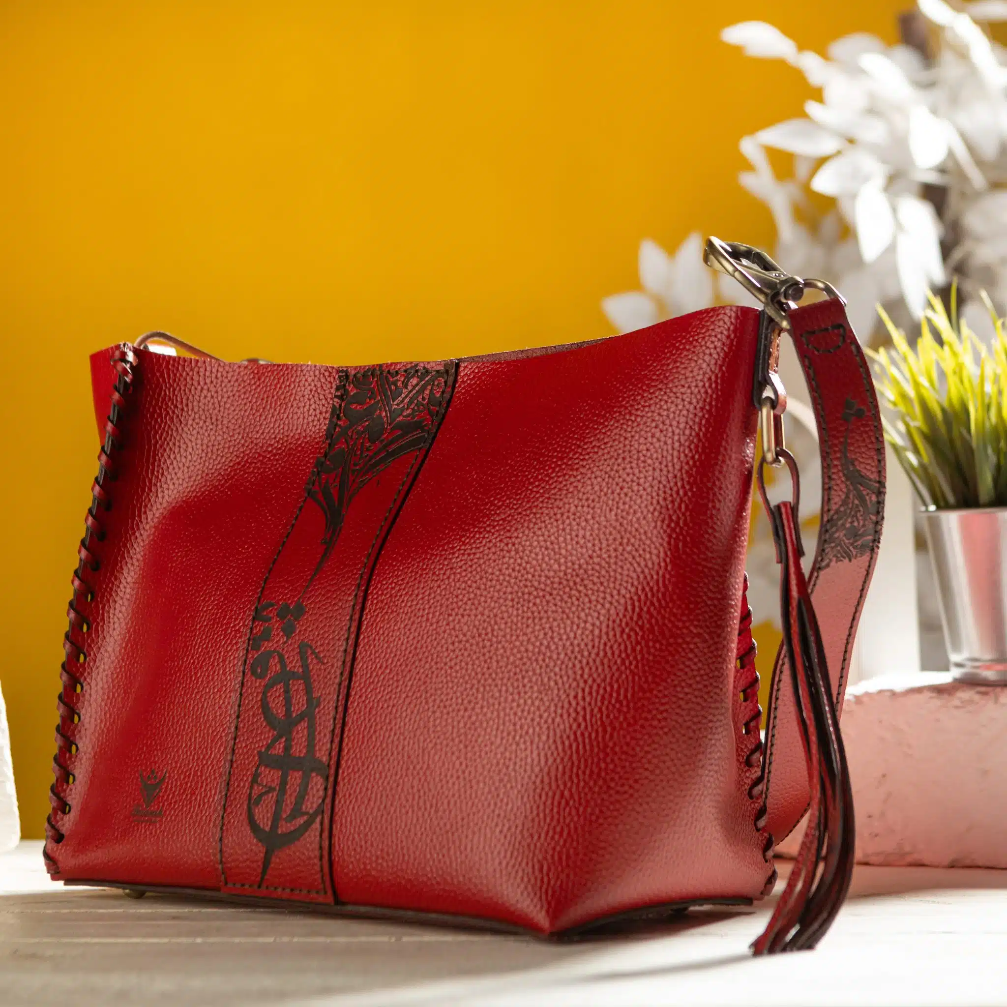 Handmade Genuine leather arabic love tote bag 5 ezz 120 scaled