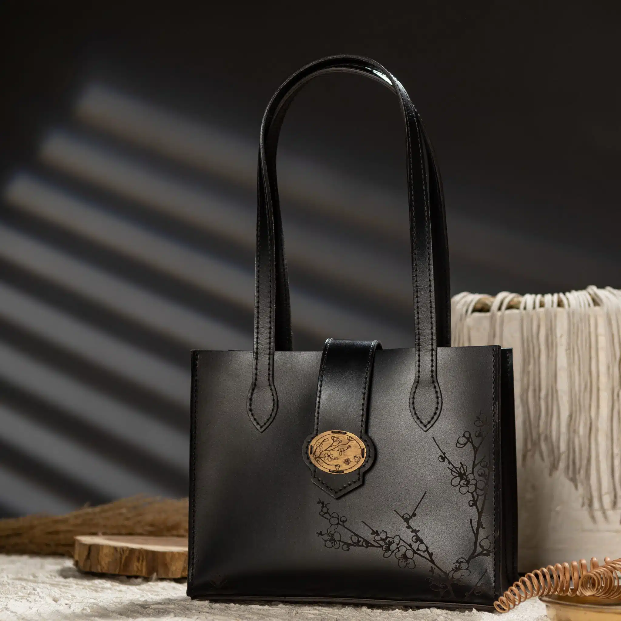 Handmade Genuine leather classic tote bag 6 ezz 67 scaled