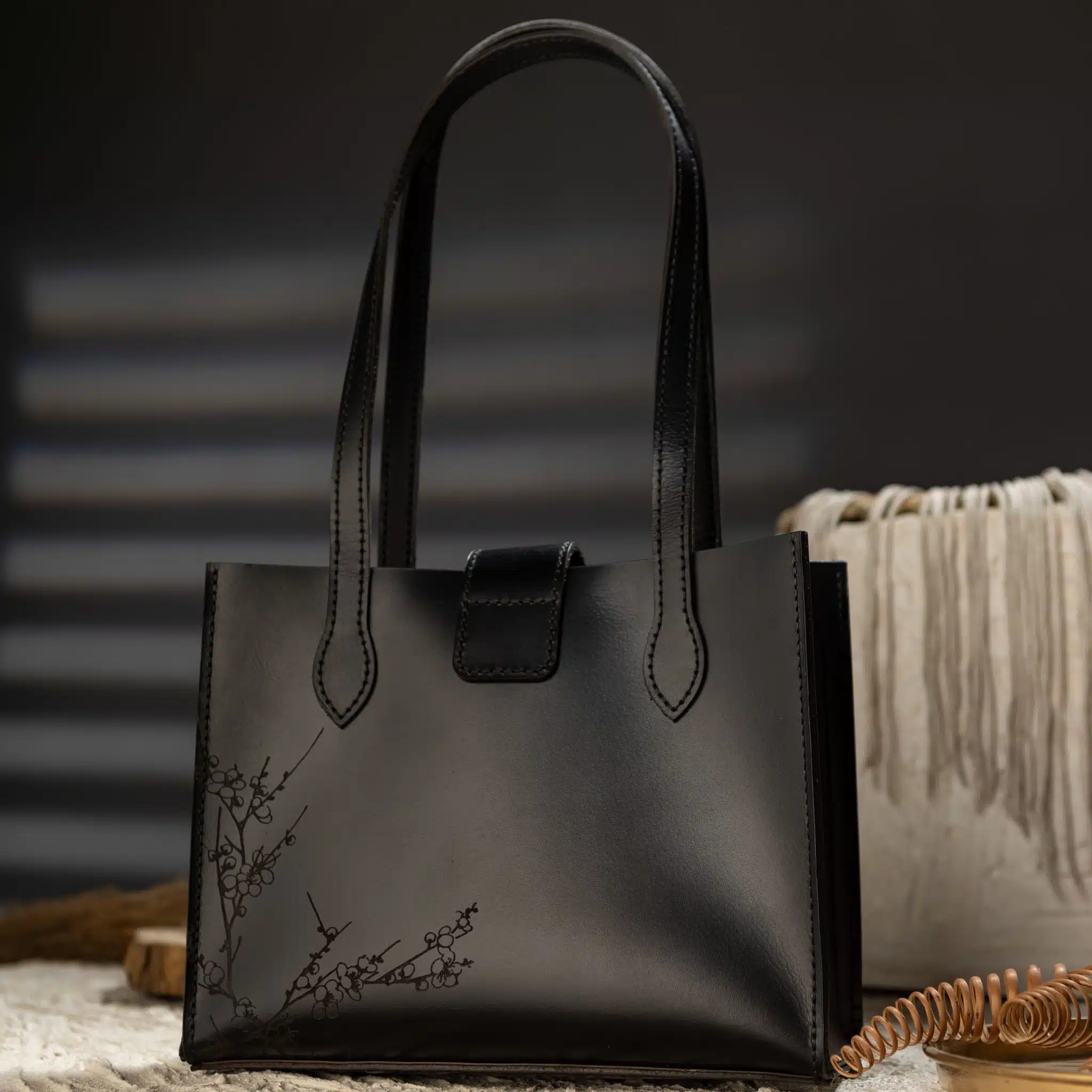 Handmade Genuine leather classic tote bag 5 ezz 69 scaled