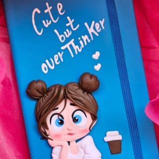 Cute but overthinker notebook