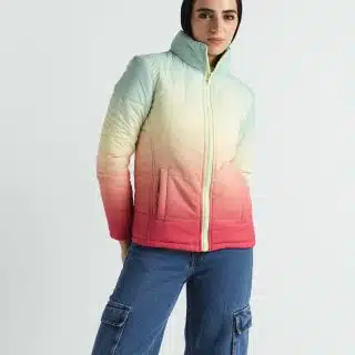 Ombré Multi Puffer Jacket