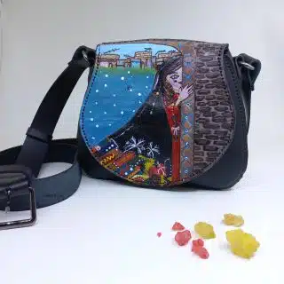 Nile and Egyptian girl bag