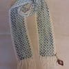 Crochet cotton scarf
