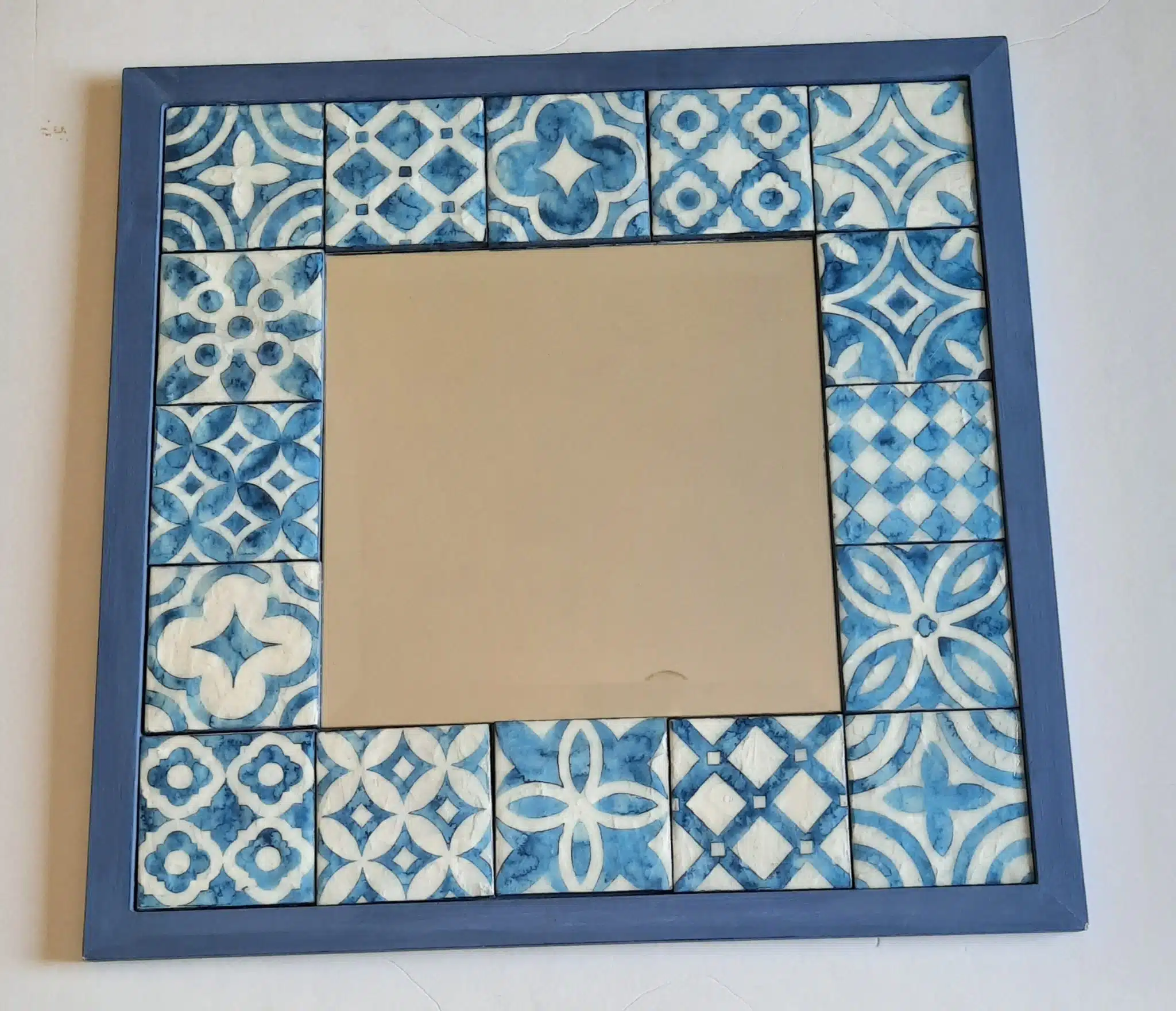 Moroccan tiles mirror 1 Moroccan tiles mirror
