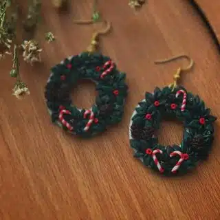 Christmas wreath -sugar cane-