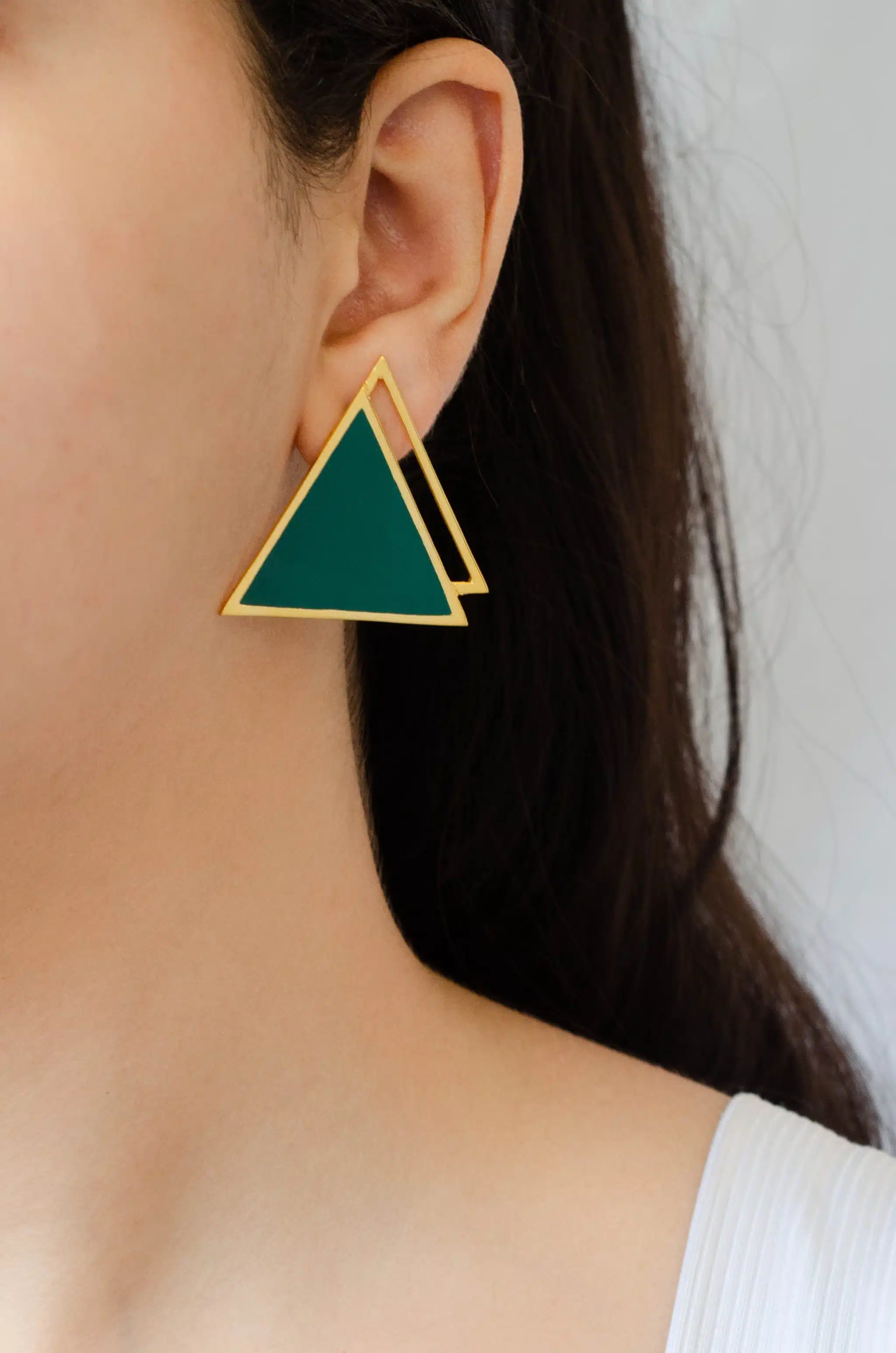 Earrings 2 Emerald Tuya earrings