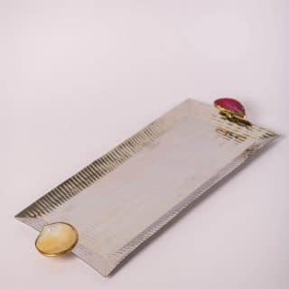 Handmade stainless plate