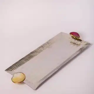 Handmade stainless plate