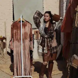 Gypsy threads in brown x beige