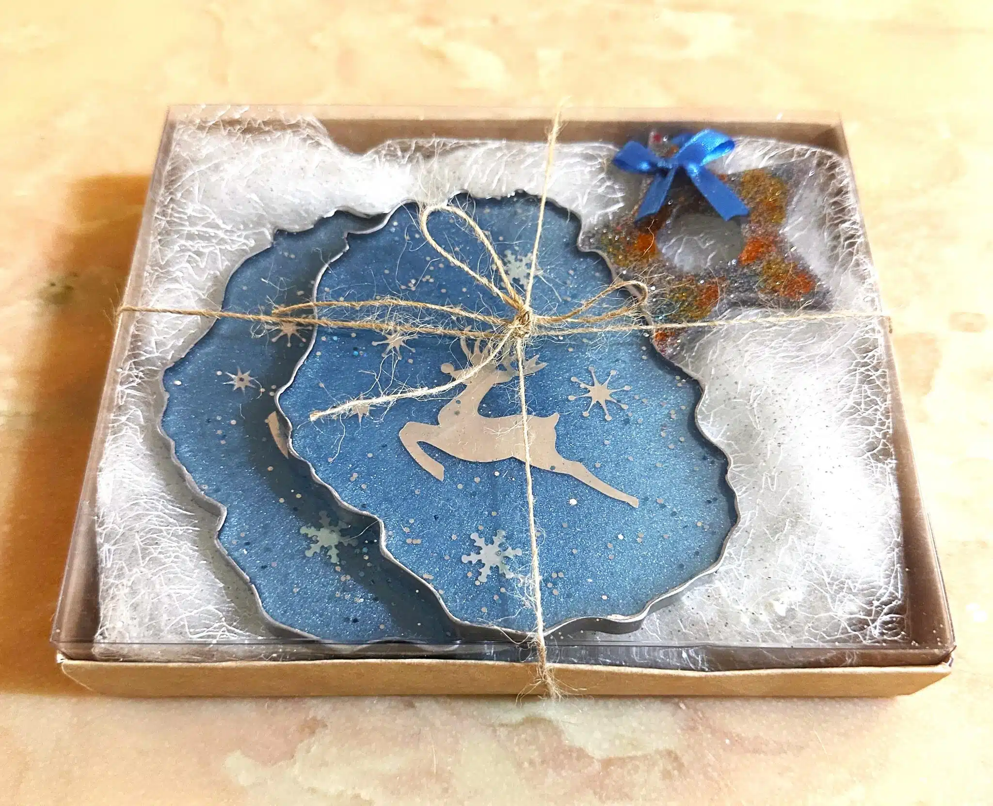 Baby Blue Christmas Set 3 baby blue christmas set