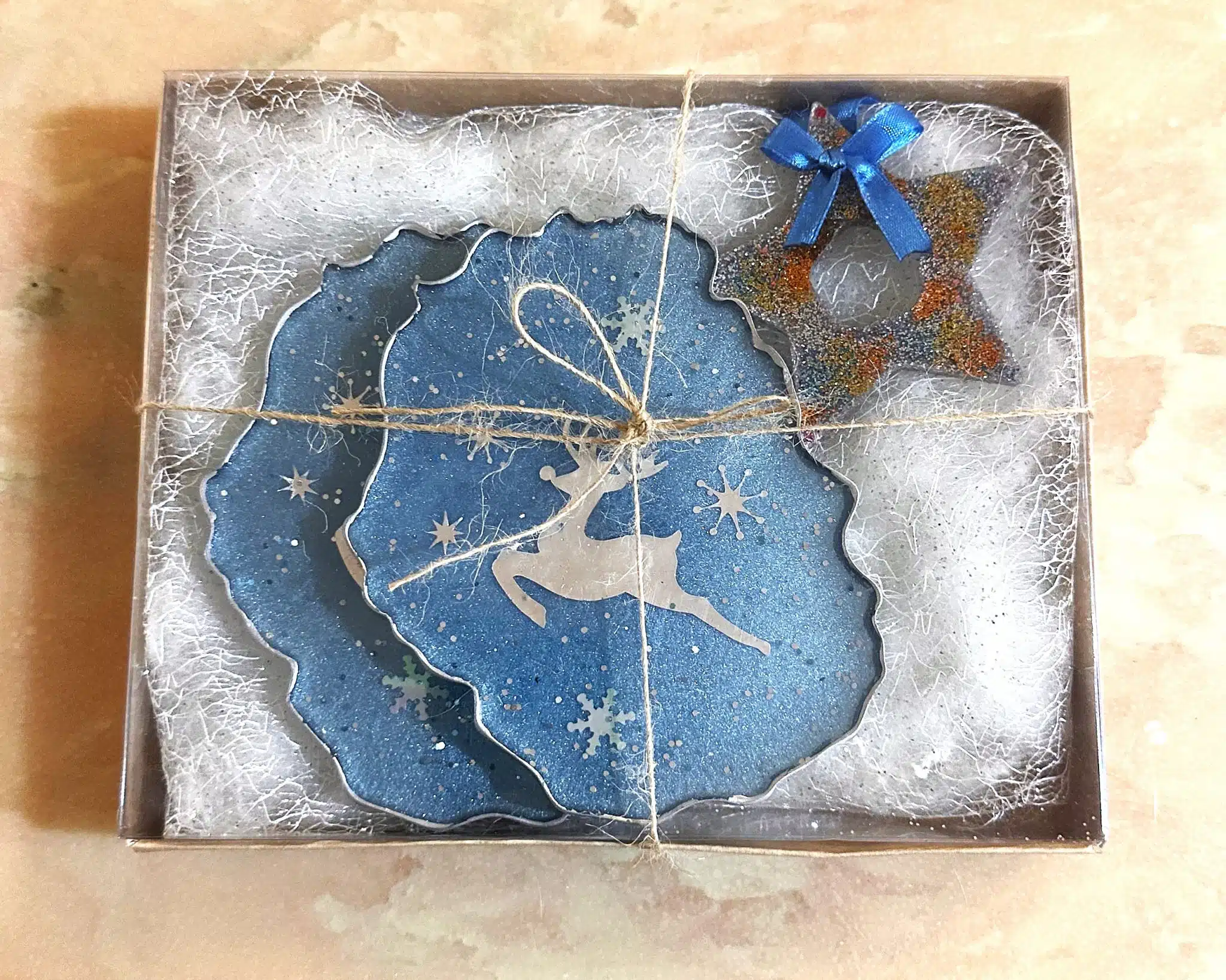 Baby Blue Christmas Set 2 baby blue christmas set