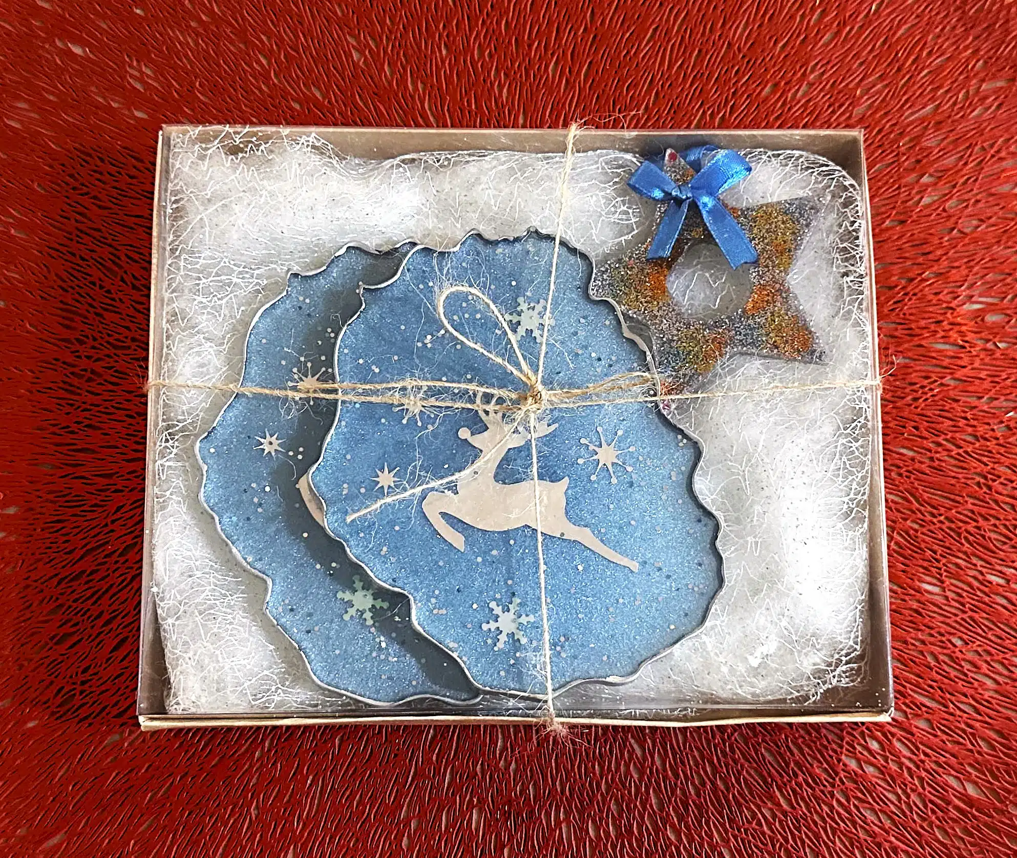 Baby Blue Christmas Set 1 baby blue christmas set