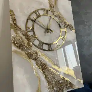 Beigete Marble wall clock