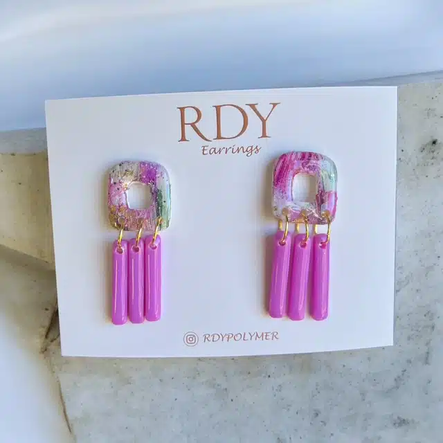 Ove mix - square earrings 1 Ove mix - square earrings