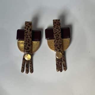 Leopard Earrings