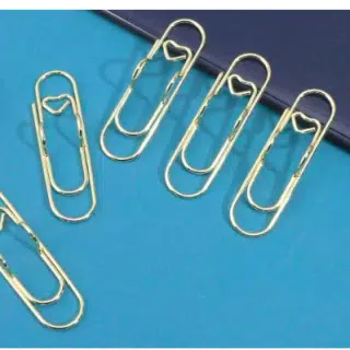 Golden Metal Pen Clips