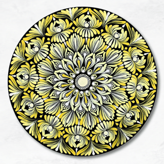 Sunshine mandala dots
