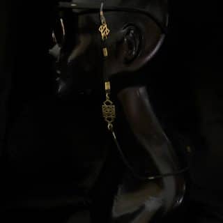 Patterned Design Glasses Chain