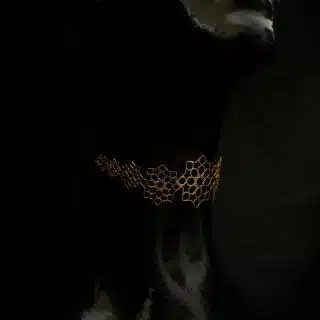 Stars Design Choker (Silver Plated)