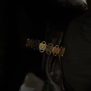 Patterned Design Choker (Silver Plated)