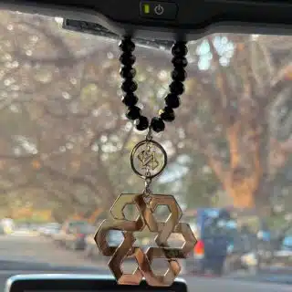 Islamic Hexagon Car Pendant