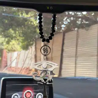 Eye of Horus & Key of Life Car Pendant