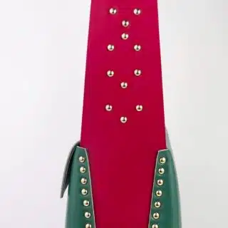 Double colored bag green vs pink