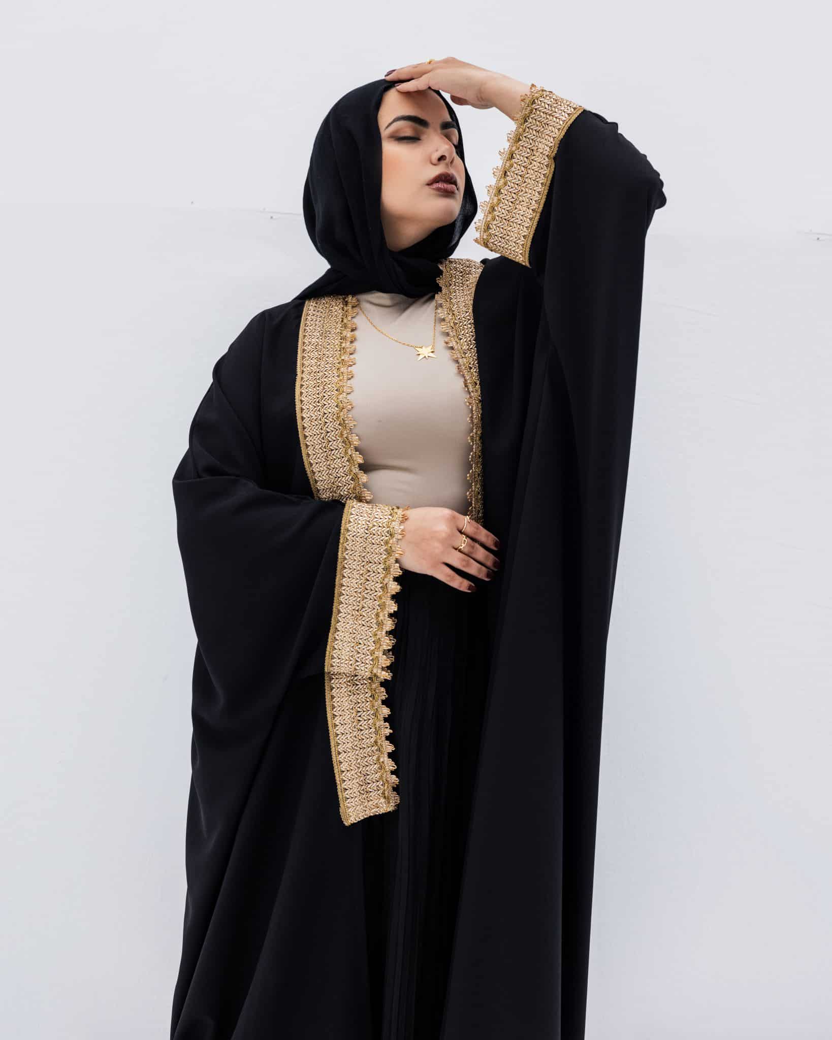 Black kaftan 1 Black kaftan