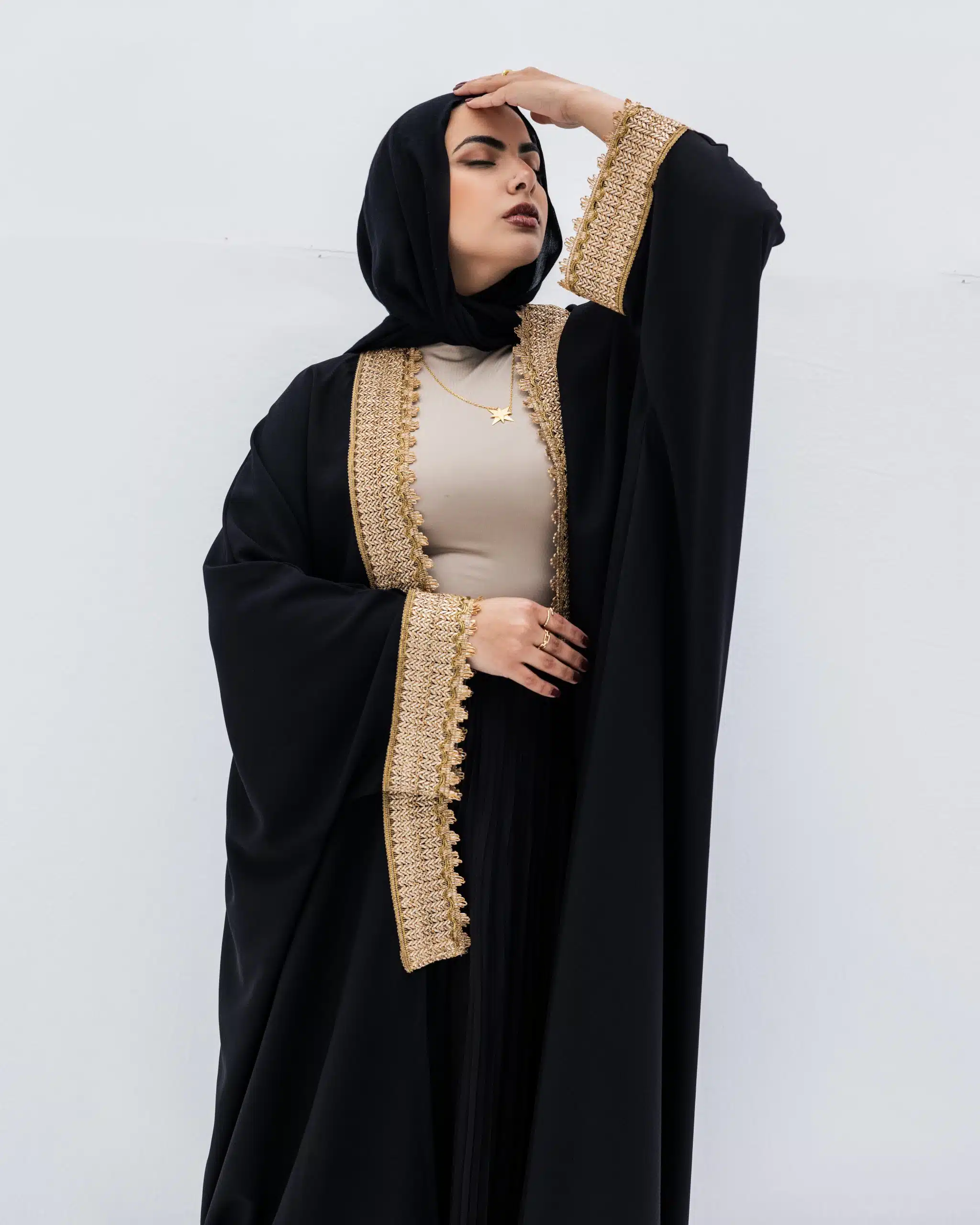 Black kaftan 1 Black kaftan